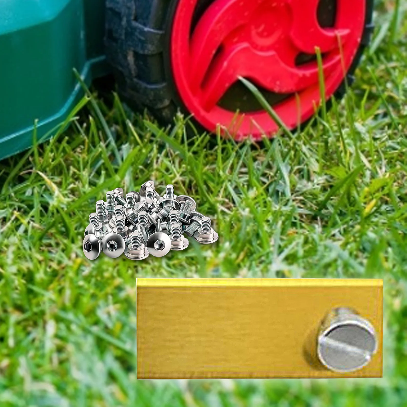 

30PCS 42x17.5x0.5mm Mower Replacement Blade Anti-rust Durable Mower Cutter Easy To Install For Belrobotic Bigmow dutiful