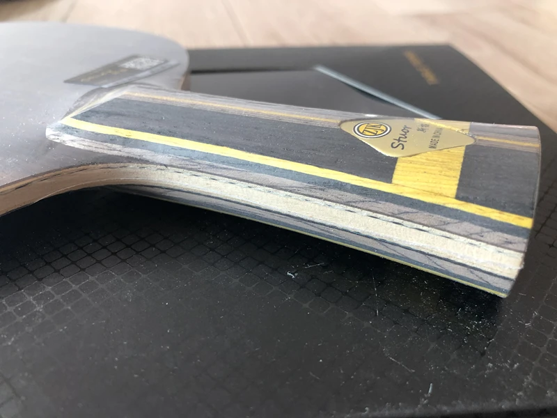 Stuor 19 новые черные золотые провинции(Ebony Innerforce ALC, OFF+) лезвие для настольного тенниса ракетка для Пинг-Понга Летучая Мышь