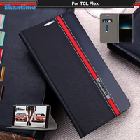 luxury pu leather case for tcl plex flip case for tcl plex phone case soft tpu silicone back cover