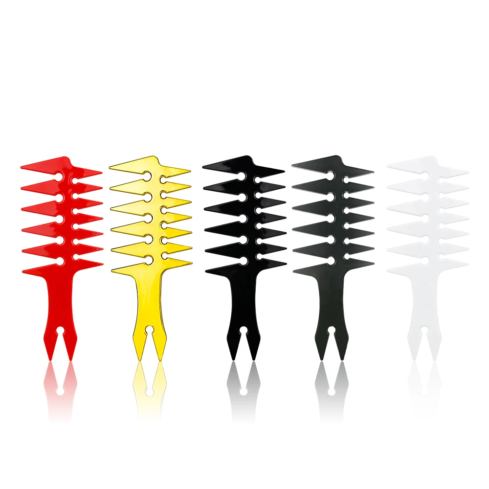 Мужская искусственная пушистая расческа Расческа с широкими зубьями