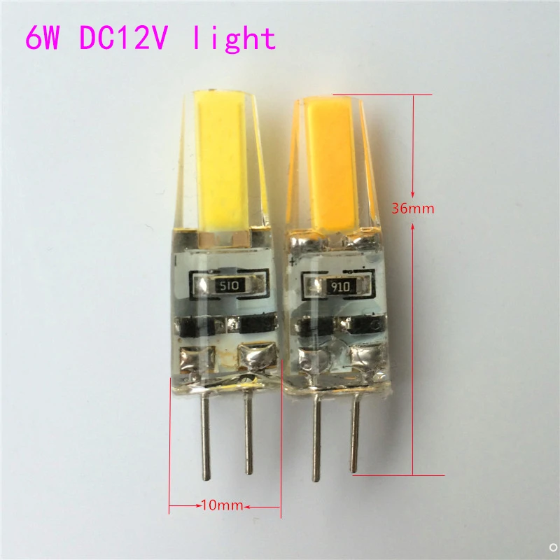 Мини G4 AC12V DC12V AC220V 3 Вт 6 COB светодиодные лампы с регулируемой яркостью замена