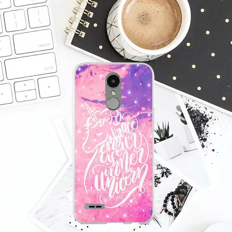 Glitter and Unicorns Soft Mobile Phone Accessories for LG V10 V20 V30 G2 G3 Mini G4 Stylus G5 G6 G7 K4 K7 K8 K10 2017 2018 |