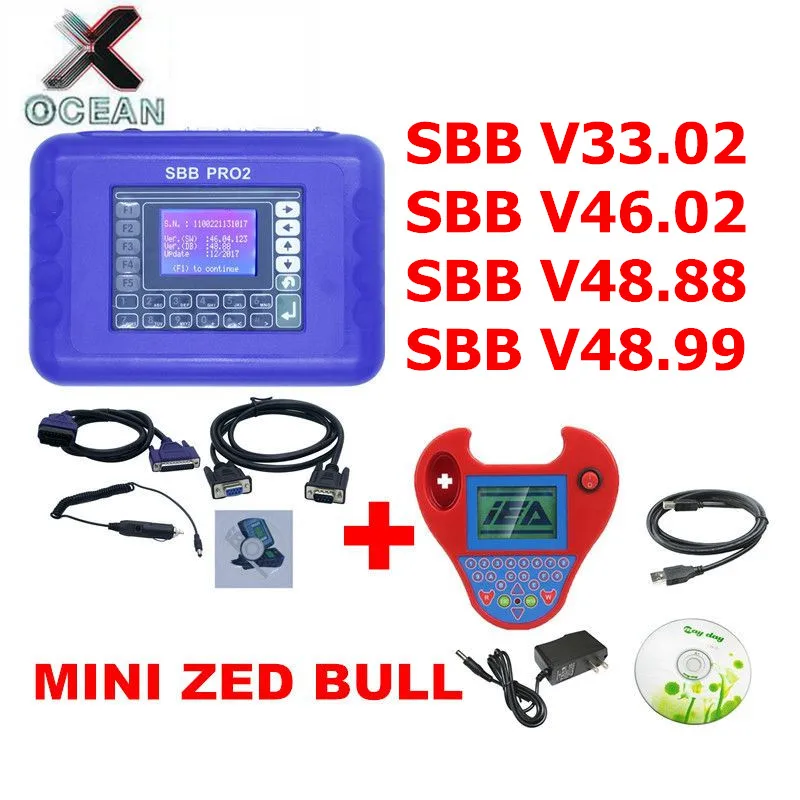 SBB Pro2 V48.88 V48.99 SBB V46.02 Auto Key Programmer Update of SBB V33.02 Car Key Transponder SBB 48.88 46.02 Key Maker