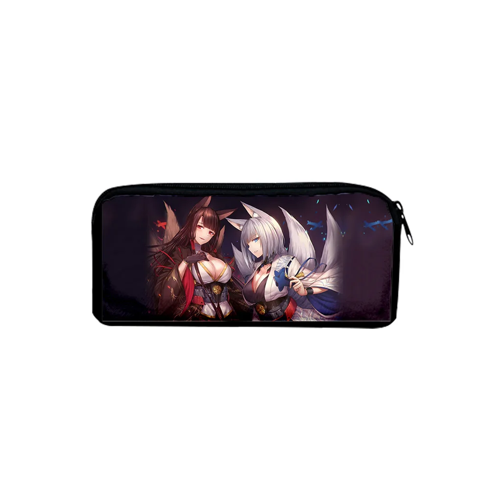 

Kawaii Azur Lane Cosplay 3D Merch Oxford Cloth Pencil Case Office Student Pencilcase Cute Canvas Pencil Bag