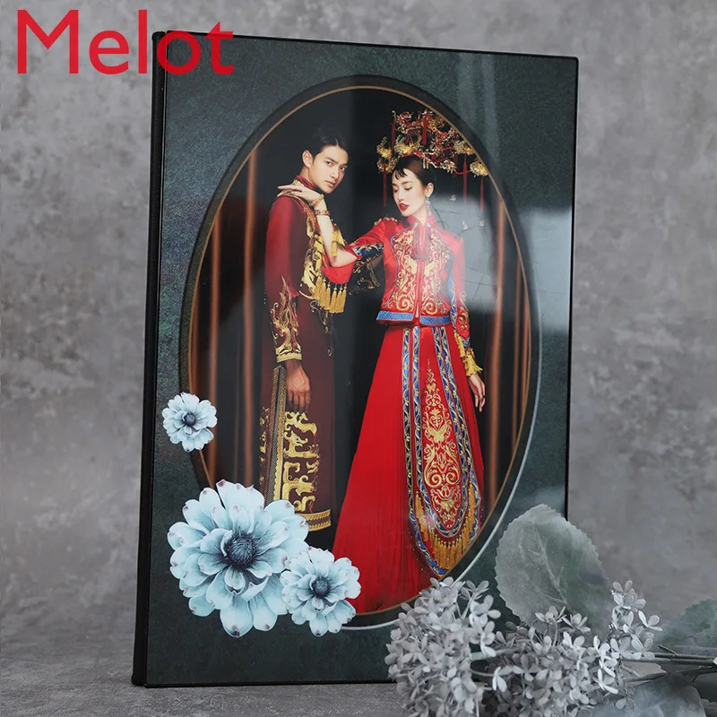 

High-End Custom Retro Style Crystal Album Fashion Noble Luxury Chinese Wedding Album