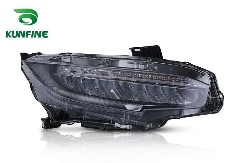 KUNFINE стайлинга автомобилей головной светильник в сборе для Honda Civic светодиодный