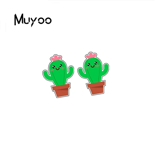 Новые модные милые Мультяшные акриловые серьги с изображением еды напитков