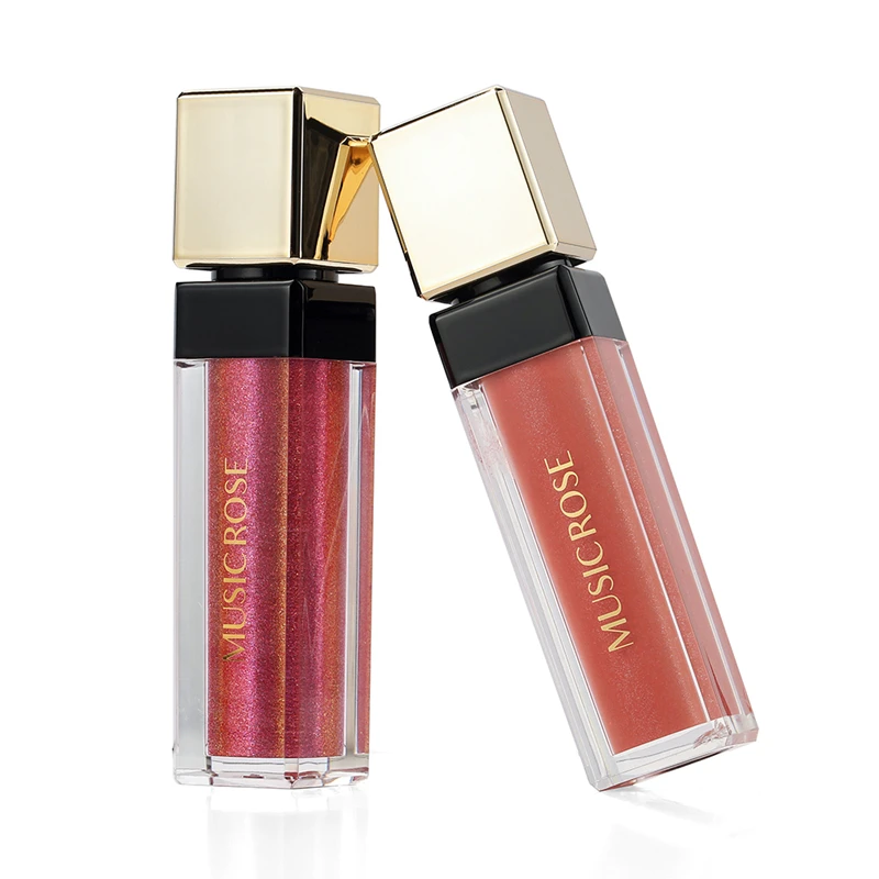 Музыкальная Роза женская красная Матовая жидкая губная помада блеск для губ