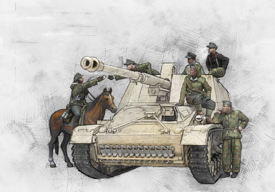 1/35 старинная Экипировка (6 рис + лошадь) (без резервуара) фотоаксессуары