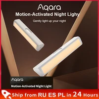 Ночник Xiaomi Aqara с датчиком движения, умная лампа с датчиком освещения для человеческого тела, с затемнением, высоким и низким уровнем яркости,...