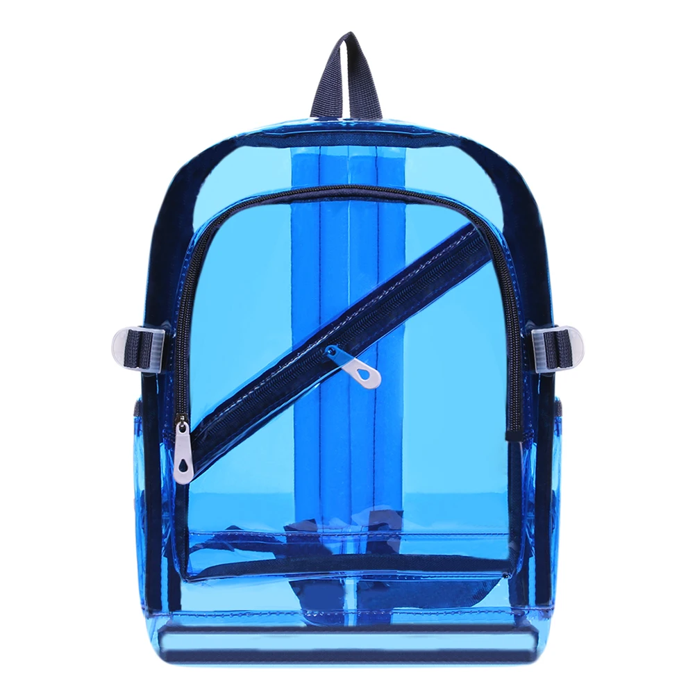 

Simple Women/Men PVC Clear Waterproof Backpacks Fashion Teen Hologram Casual Shoulder Schoolbags Travel Big Capacity Rucksacks