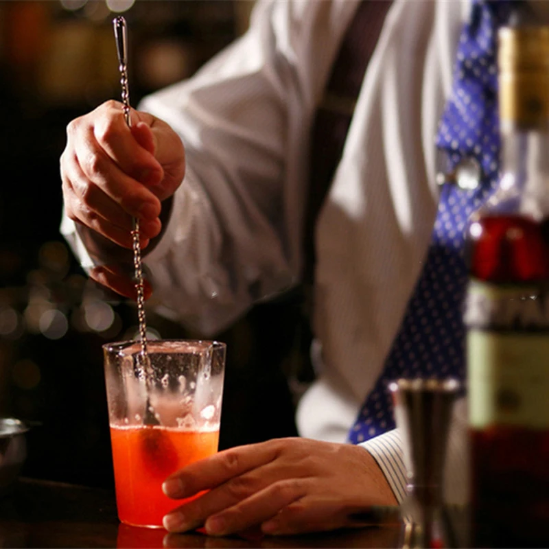 Микшерная ложка мешалка из нержавеющей стали шейкер для коктейлей и баров со