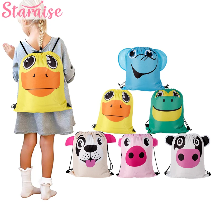 Милый мини рюкзак с мультяшными животными для детей детский сад мальчиков и