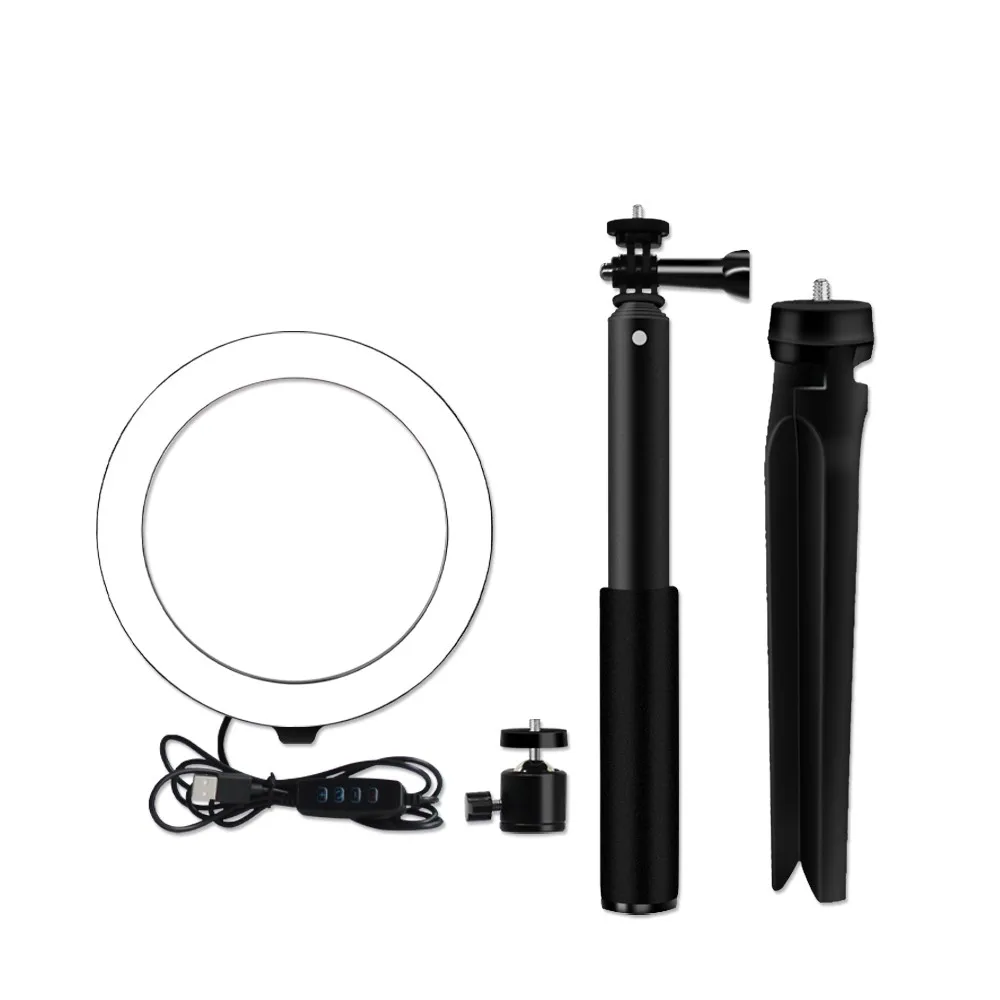 

Selfie Circle Light LED Ring with Tripod Stand Live Streaming Kit for TikTok Youtube Studio Camera Lighting for Youtuber Vlogger