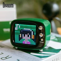 divoom tivoo portable bluetooth speaker smart clock alarm pixel art diy by app led light sign in decoration unique gift