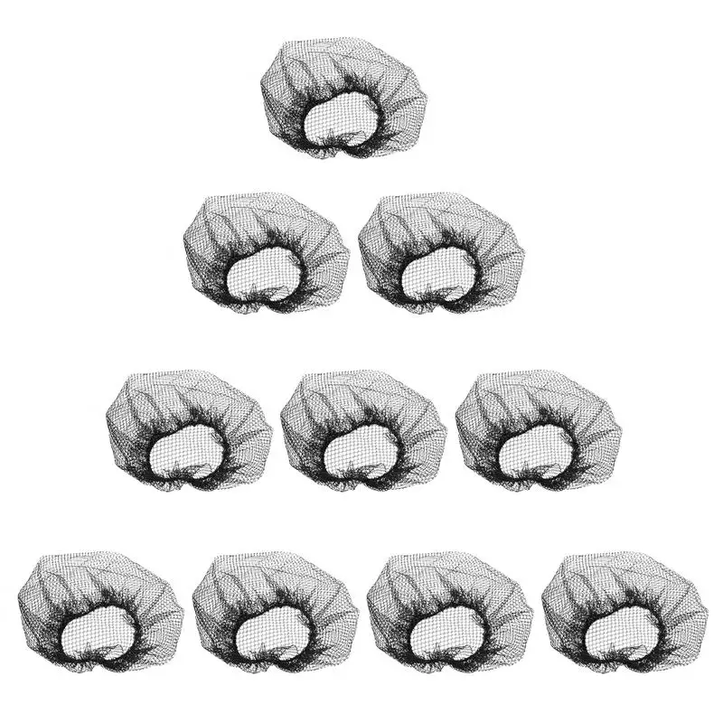 

10pcs Mesh Dome Cap Elastic Wig Cap Wig Cap Stretchy Wig Cap for Performance Lady