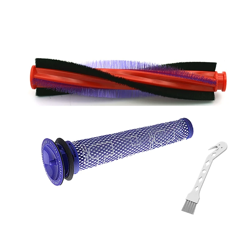 Bristle Brush Roll Filter for Dyson V6 Animal Fluffy Dc59 Dc62 Sv03 Roller Cleaner Assembly Bar | Бытовая техника