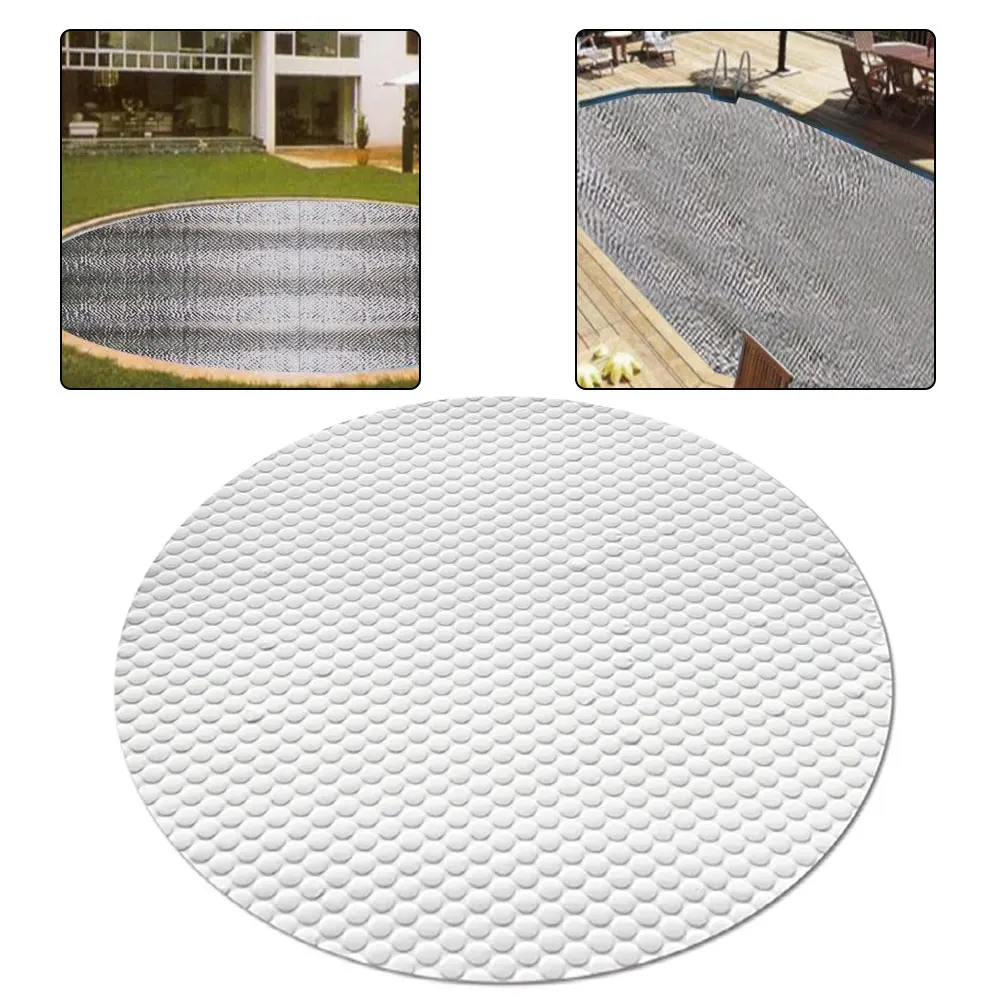 

Round Pool Cover Tarpaulin Solar Swimming Pool Protection Cover Heat Insulation Film For Indoor Outdoor Pool Accessories