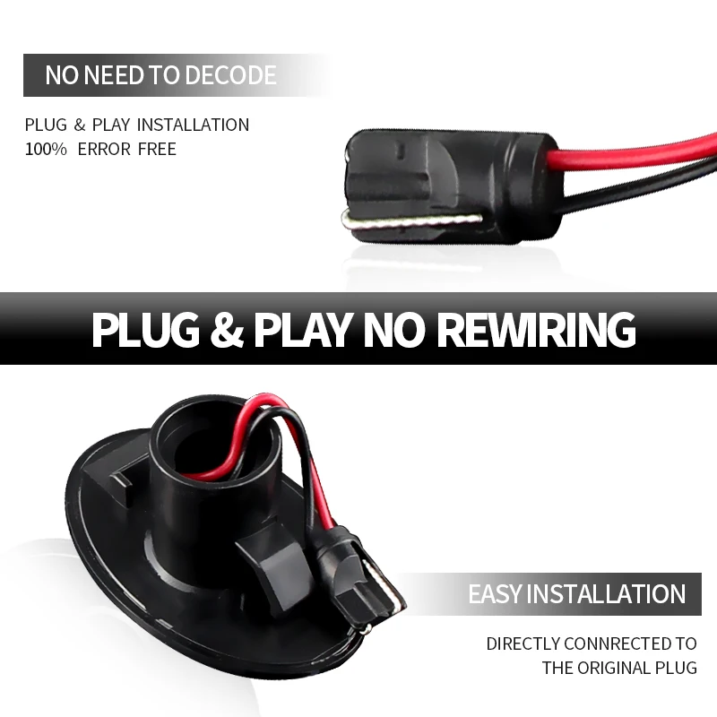 2 шт. светодиодный Габаритные огсветильник для Ford Fiesta III IV MK3 MK4 19902000 2001 KA Mondeo I Transit