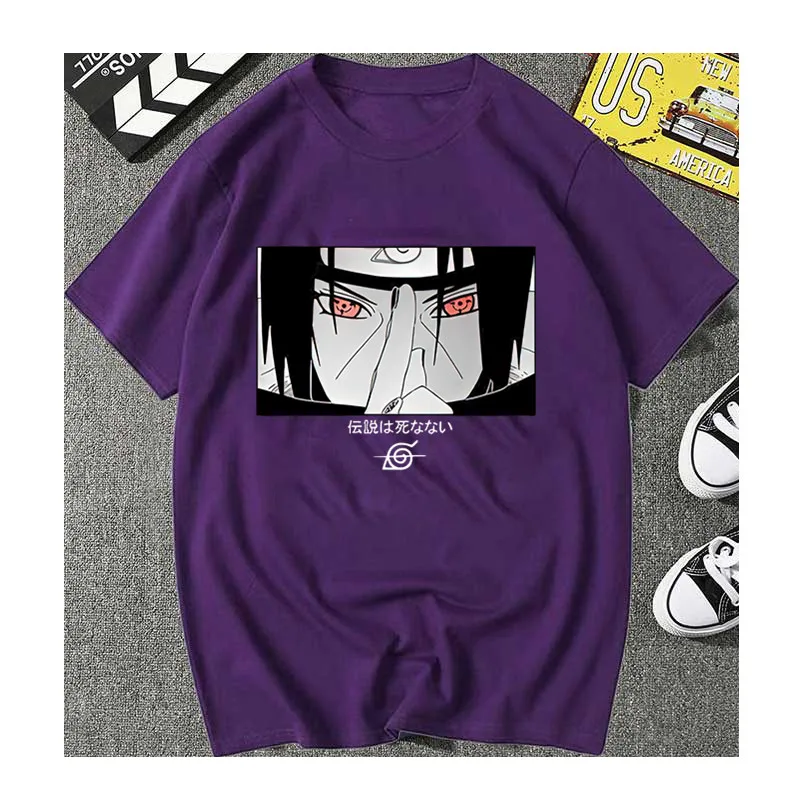 

2021 Harajuku Men's T-shirt Cool Cartoon Anime Print Unisex Short Sleeve Casual T-shirt Men's Streetwear Top Summer