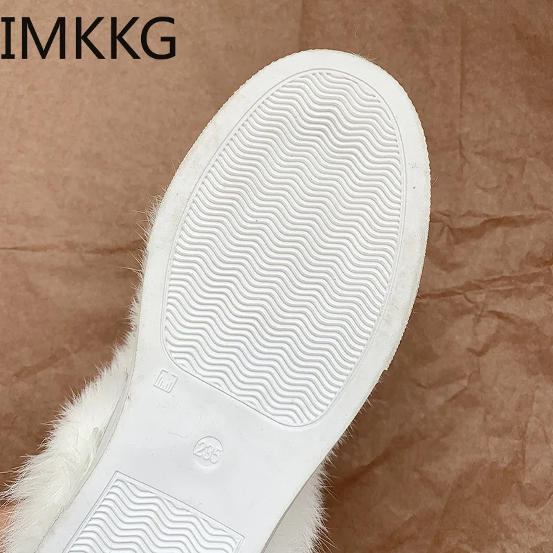 Новые зимние женские ботинки нескользящая Молодежная теплая хлопковая обувь из