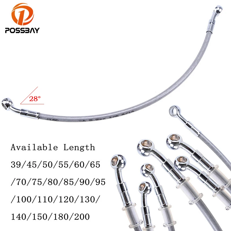 POSSBAY Универсальный Гидравлический усиленный тормоз мотоцикла или сцепления 39 200