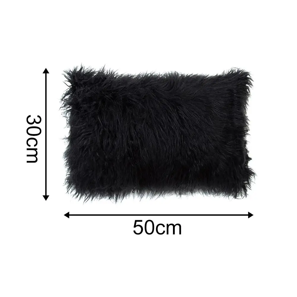 

Sofa Decorative Cushion Cover Plush Pillow Pillowcase Polyester 30*50cm Rectangular Throw Pillow Home Decor Pillowcover