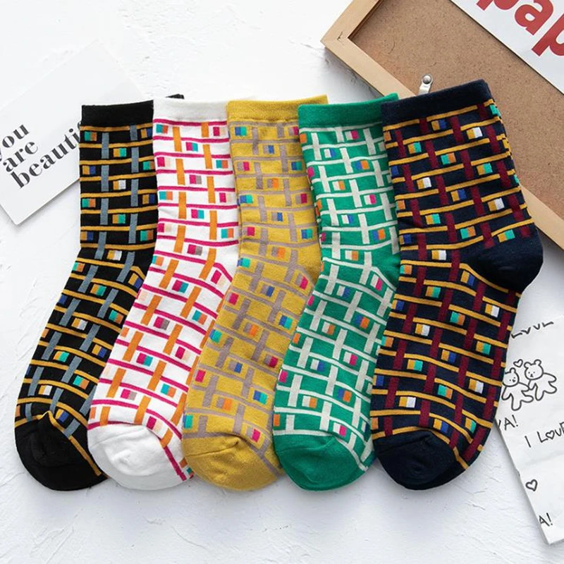 Новые модные кавайные носки Женская хлопковая обувь в японском стиле Харадзюку