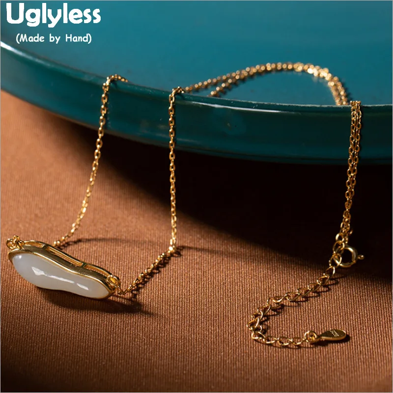 Кулоны ручной работы с драгоценными камнями и арахисом для женщин золотые Чокеры