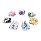 Обувь для куклы Baby Doll, крутая модная парусиновая обувь для мальчиков и девочек, кеды на шнуровке, аксессуары для кукол, 7,5 см