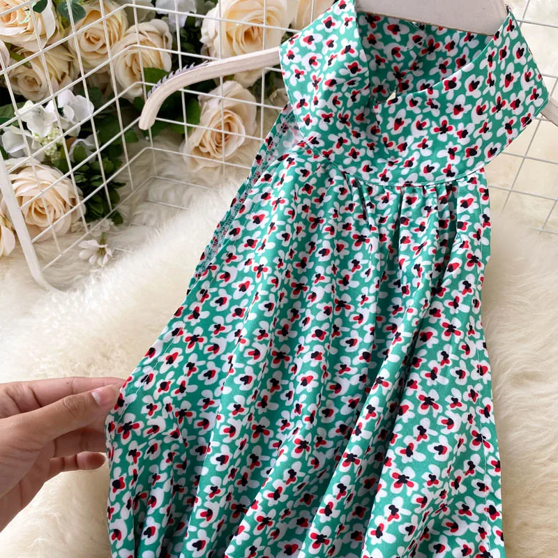 

Women's Green Sleeveless Dress Wome Sexy Party Dresses Office Ladies Vestidos Holiday Streetwear Strapless Long Dress