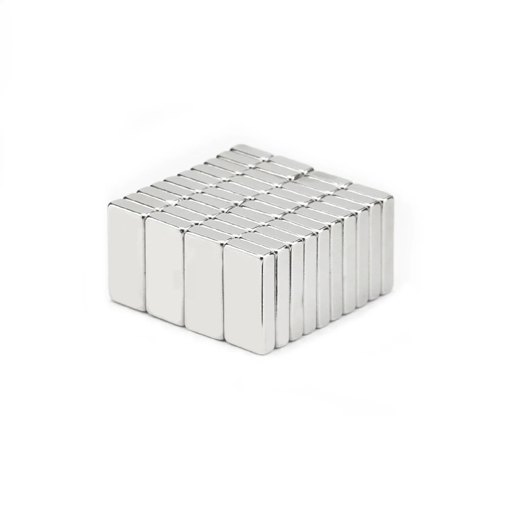Неодимовый магнит 20x10x4 супермощный постоянный магнитный блок imanes N35 5 шт. |