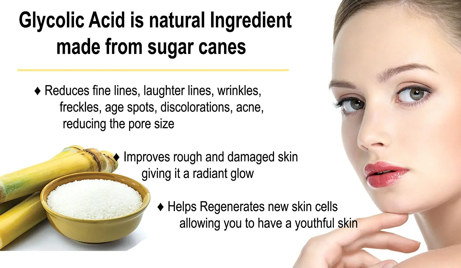 99% гликолевая кислота в порошке для самостоятельной сборки природная фруктовая