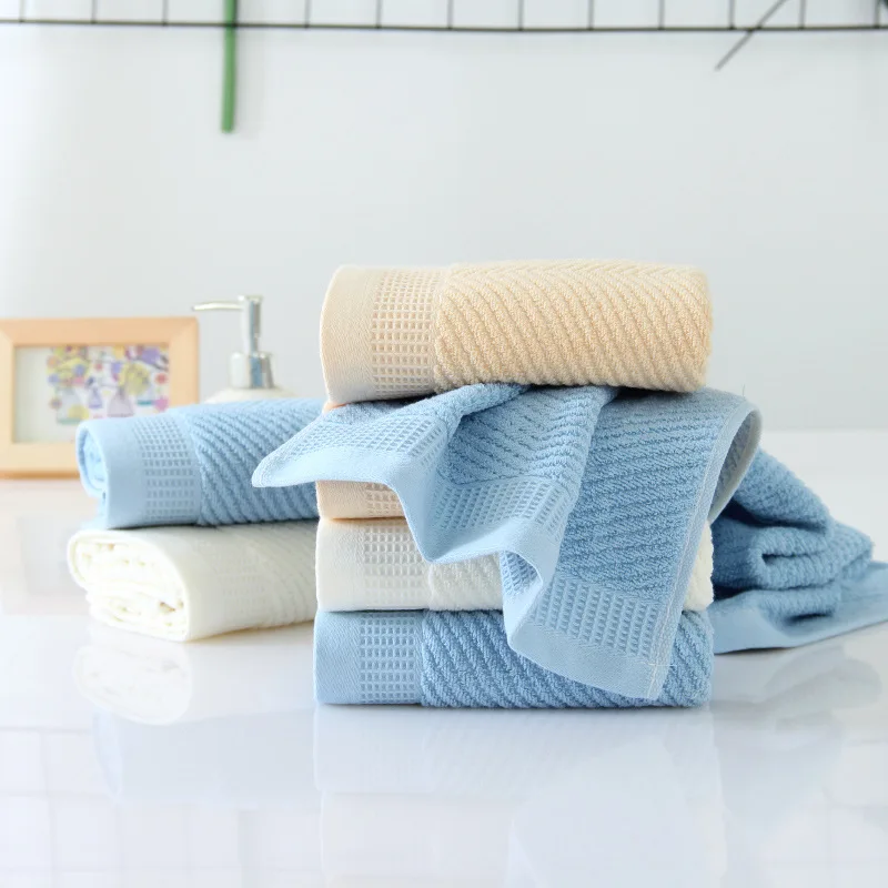 Полотенце для лица хлопковое простое полотенце отеля мытья подарок оптовая