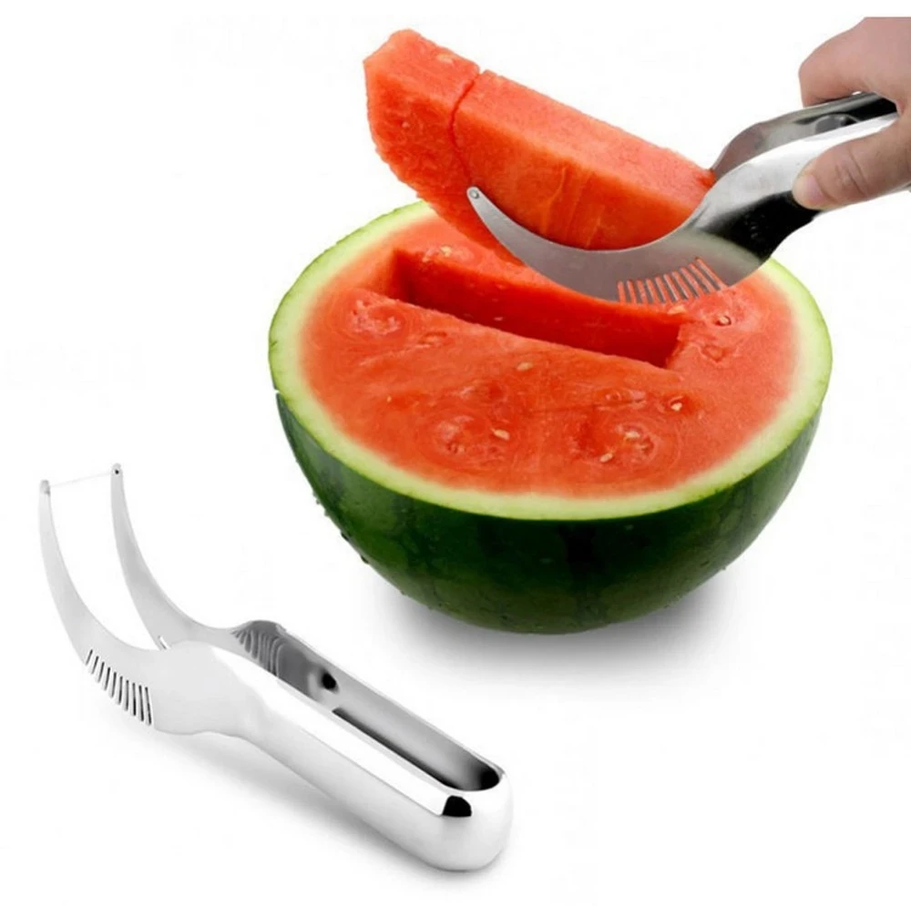 

1PCS Stainless Steel Watermelon Slicer Cutter Knife Corer Server Kitchen Tool Fruit Knife Splitter Slicer Cutter Kitchen Tool