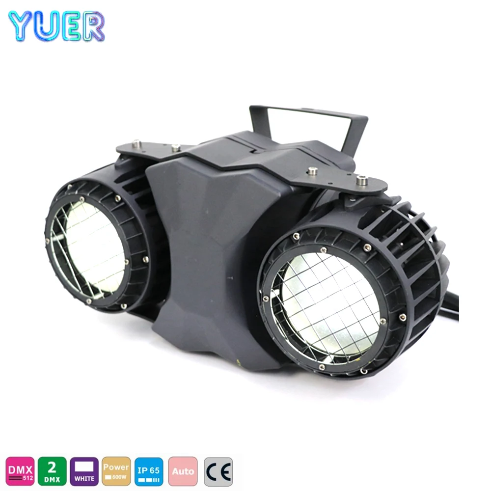 

2X100W COB Waterproof Effect Light Disco 4/8CH Channel Warm White Par Light led Music Party Wash Light For DJ Bar Wedding