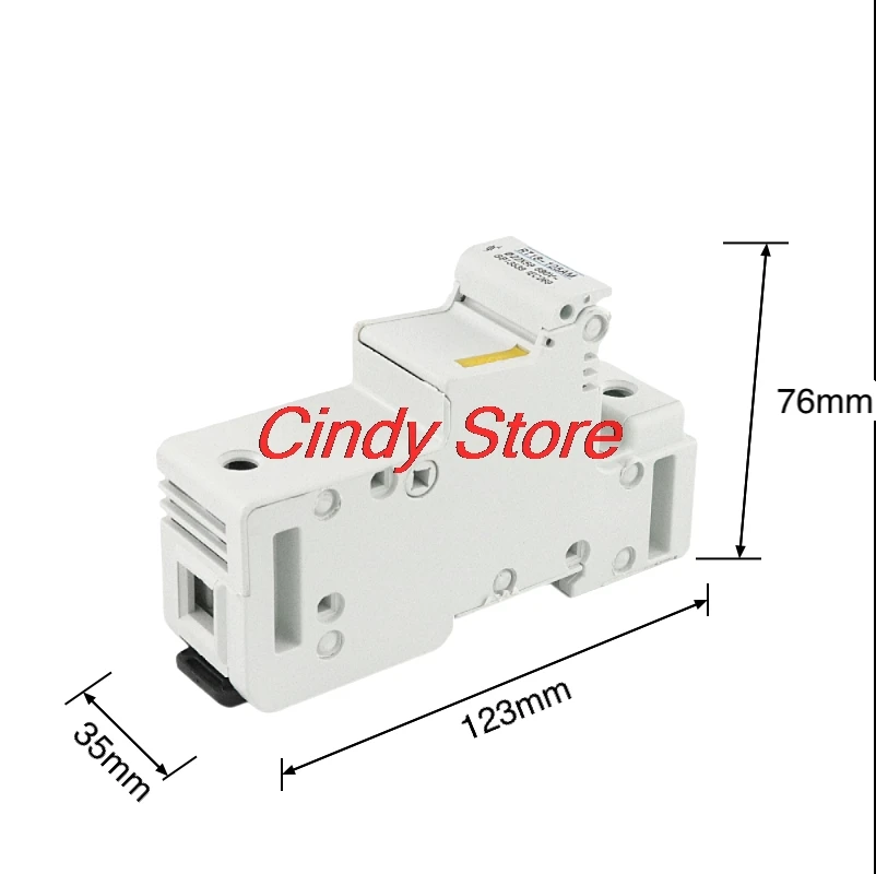 1 шт. 1P 2P 3P 4P RT18-125AM AC 690V 125A DIN рейку 58 мм x 22 для R017 держатель предохранителя *