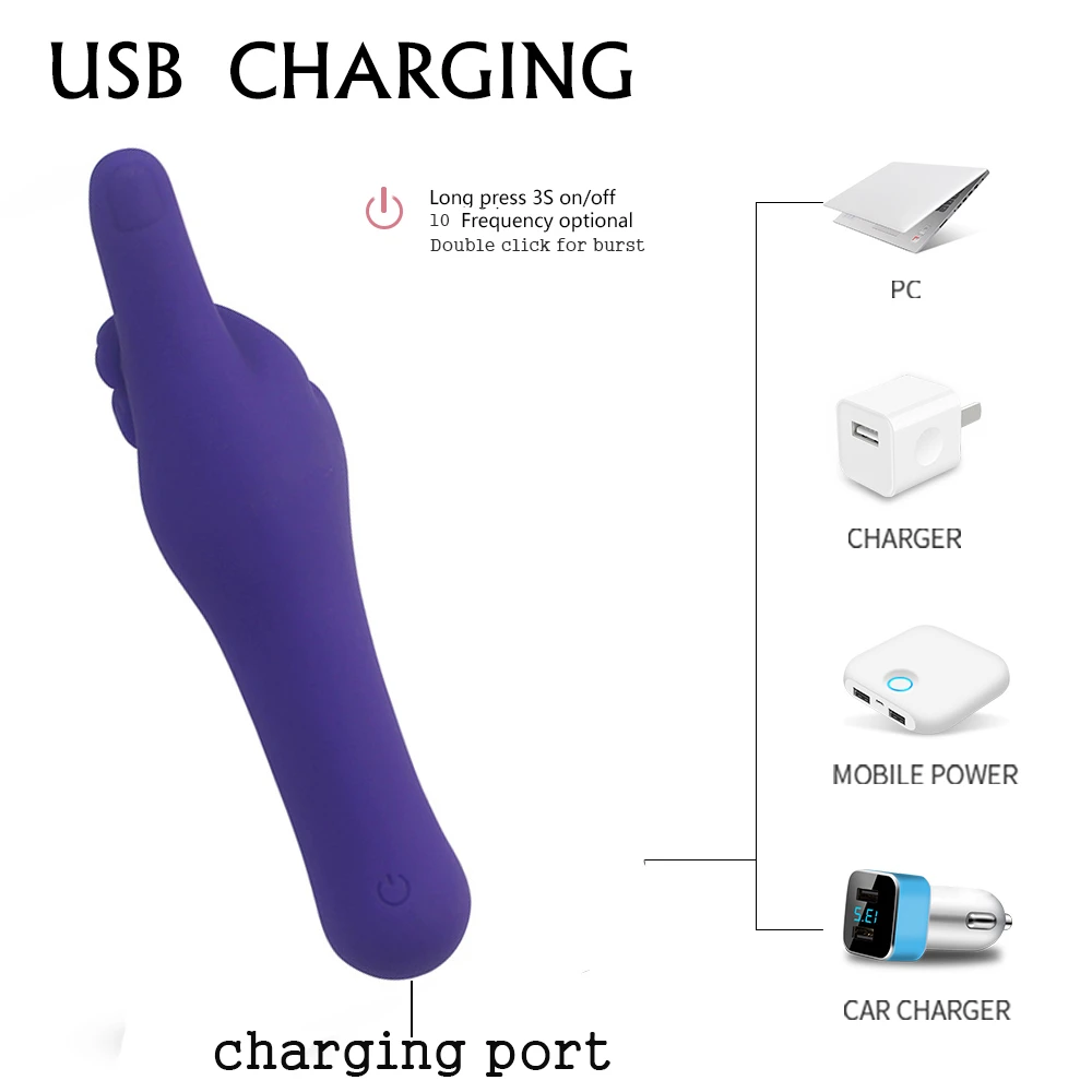 10 мощных режимов вибрирующий массажер для тела Стимулятор клитора вибратор