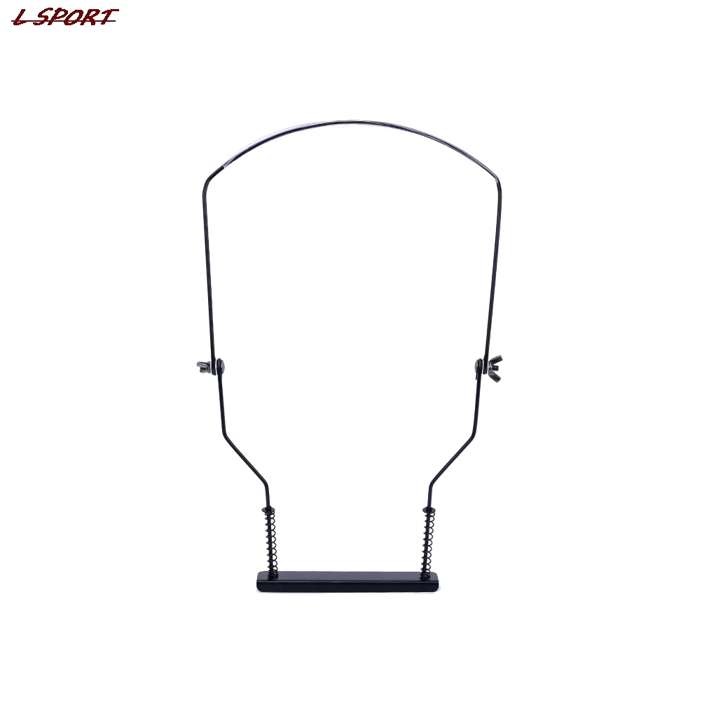 

10 Holes Black Harmonica Neck Holder Adjustable Mouth Organ Stand Harmonica Harp Rack Metal