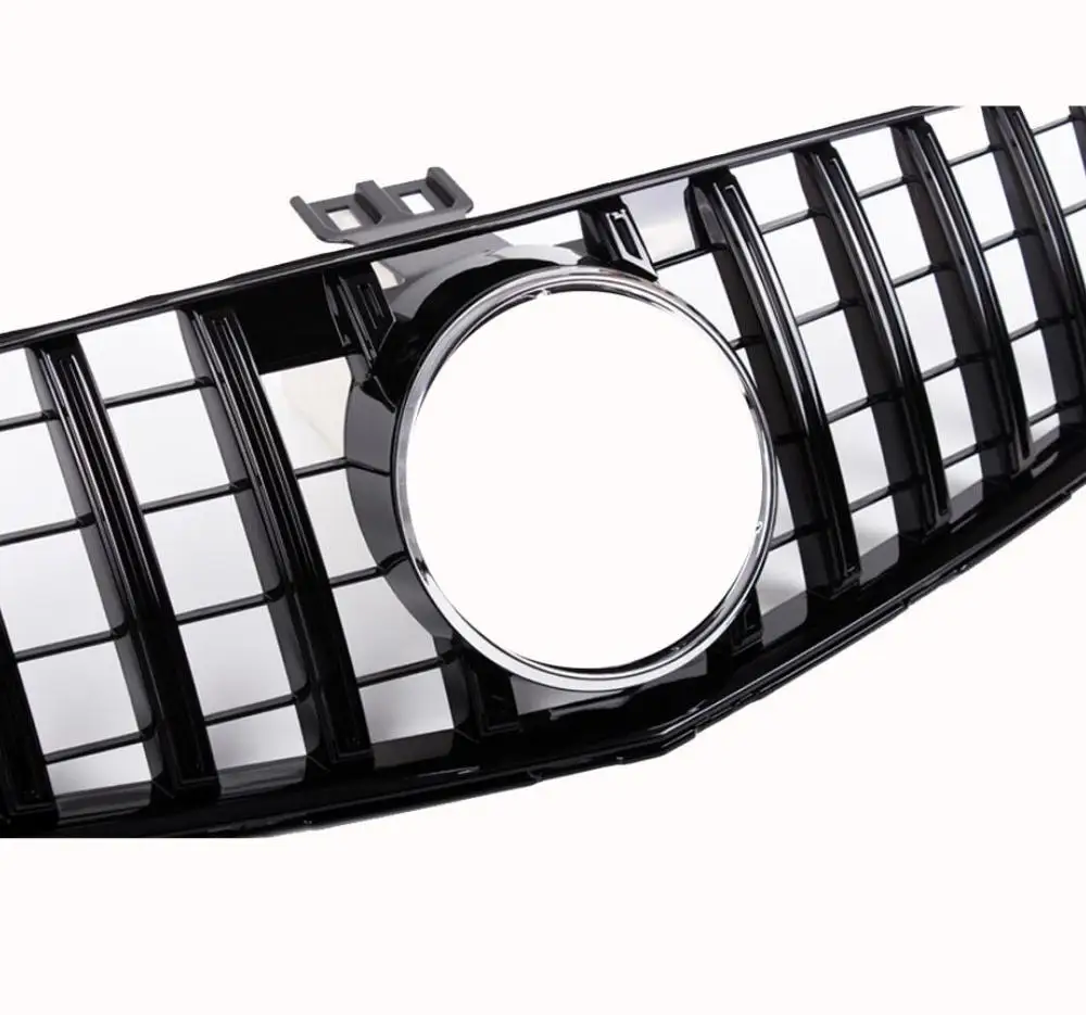 

For Benz C Class W204 GT Mesh Front Racing Diamond Grills Billet Bumper Grille 2007 2008 2009 2010 2011 2012 2013 2014