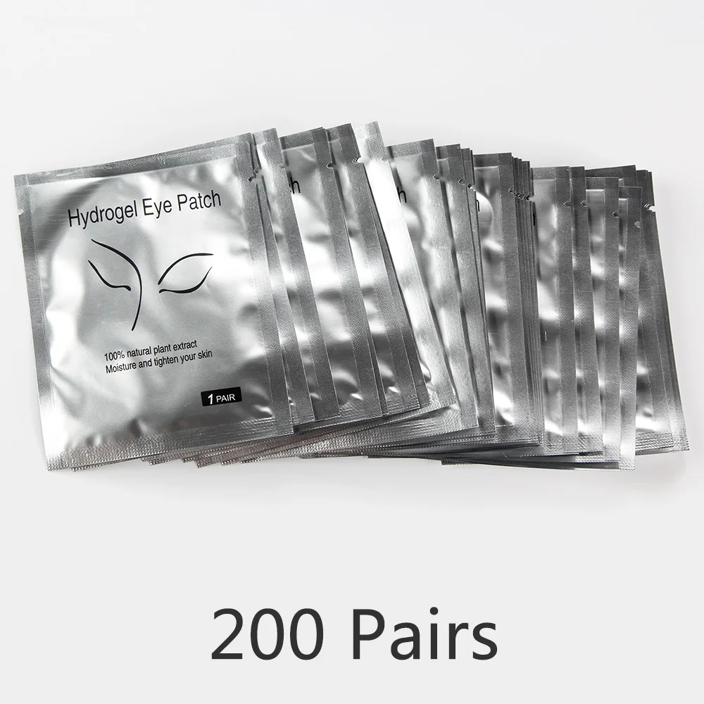 200pairs Fox 200 пар бумажных пластырей для наращивания ресниц, накладки для макияжа под глазами, безворсовые наклейки для прививки ресниц для наращивания - Цвет: 200pairs Fox