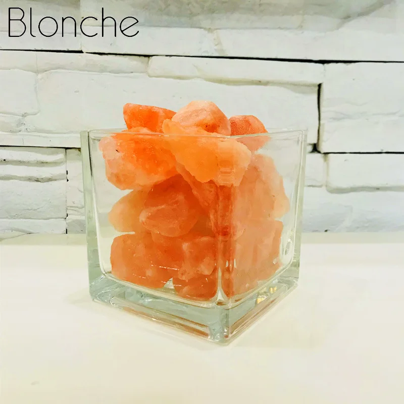 Blonche USB кристалл лава лампа Гималайская натуральная соль для домашнего декора