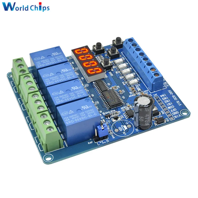 4 канальный четырехсторонний Многофункциональный релейный модуль промышленного