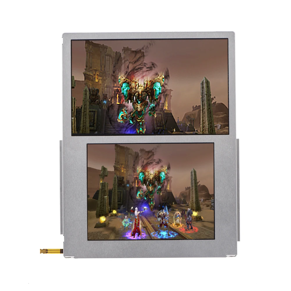 Замена верхней и нижней ЖК дисплей Экран дисплея запасная часть для Nintendo 2DS игры