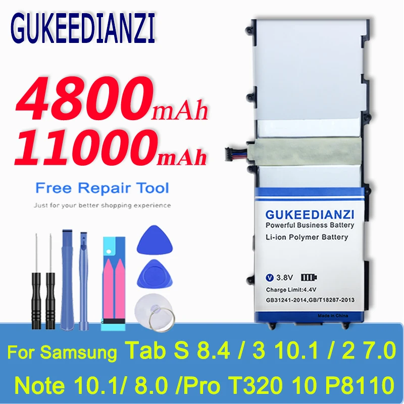 Аккумулятор SP3676B1A для планшета Samsung Galaxy Tab 2 10 1 3 S Pro 8 4 Note 0 N5100 N8000 GT P8110 nexus