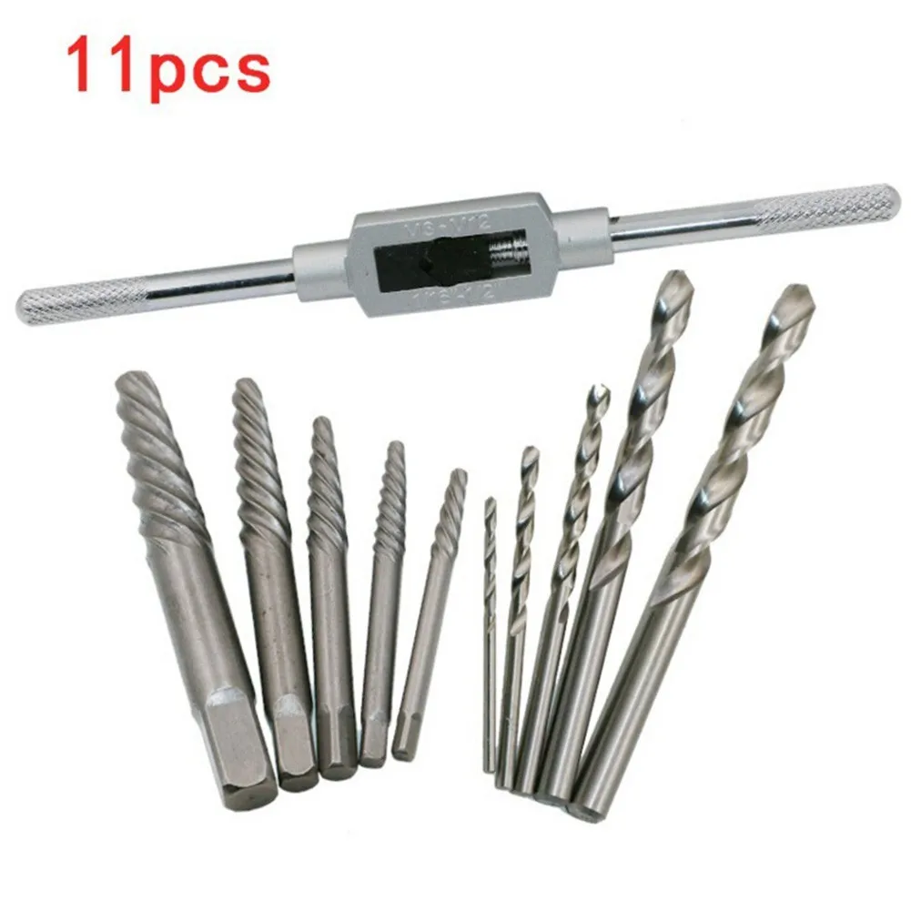 

High Hardness Machine Repair 11 Piece Set 3MM-10MM Broken Screw Extractor Screw Bolt Remover Extractor Easily Take Out Demolitio