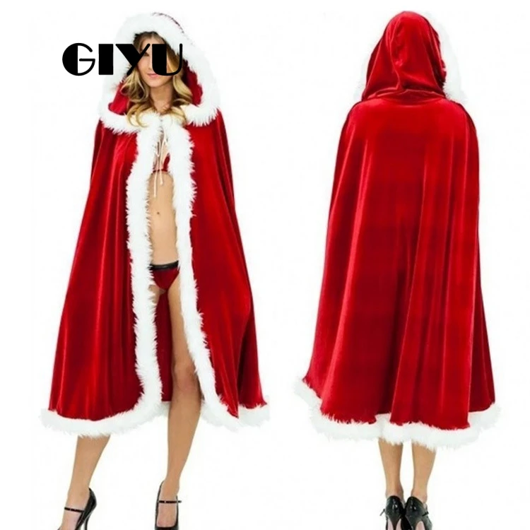 GIYU Рождественский костюм Женская одежда Аксессуары Рождество с капюшоном для