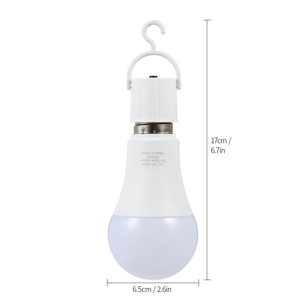 NEWKBO 2 Pcs AC100~240V E26/E27 6W Rechargeable Emergency LED Light Bulbs for Camping Garden | Лампы и освещение