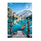 Набор для алмазной живописи, Набор для вышивки 5D, картина для рукоделия из драгоценных камней, пейзажная мозаика, 3D, Круглый Алмазный подарок