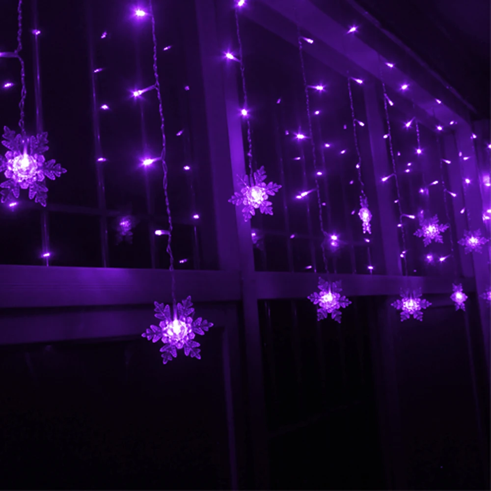 YIMIA 3 5 м Снежинка светодиодные занавески сосулька сказочная гирлянда